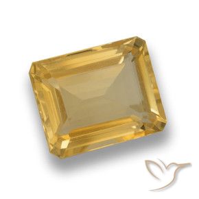 Citrino Oro naturale da 4.15 ct, Ottagonale / Taglio smeraldo, VVS-VS