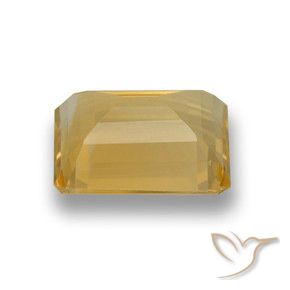 Citrino Oro naturale da 4.15 ct, Ottagonale / Taglio smeraldo, VVS-VS