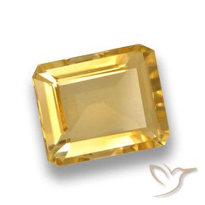 Citrino Oro naturale da 4.27 ct, Ottagonale / Taglio smeraldo, VVS-VS