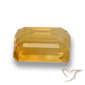 Citrino Arancio-Oro naturale da 4.10 ct, Ottagonale / Taglio smeraldo, VVS-VS