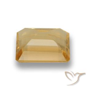 Citrino Arancio chiaro-Oro naturale da 4.27 ct, Ottagonale / Taglio smeraldo, VVS-VS