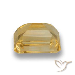 Citrino Dorato naturale da 5.21 ct, Ottagonale / Taglio smeraldo, VVS-VS