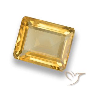 Citrino Oro naturale da 4.65 ct, Ottagonale / Taglio smeraldo, VVS