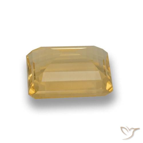 Citrino Oro naturale da 3.65 ct, Ottagonale / Taglio smeraldo, VVS-VS