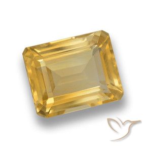 Citrino Oro medio naturale da 4.32 ct, Ottagonale / Taglio smeraldo, VVS