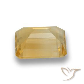 Citrino Oro medio naturale da 4.32 ct, Ottagonale / Taglio smeraldo, VVS