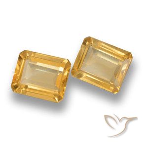 Gemme di Citrino Oro naturale da 7.53 ct, Ottagonale / Taglio smeraldo, VVS-VS