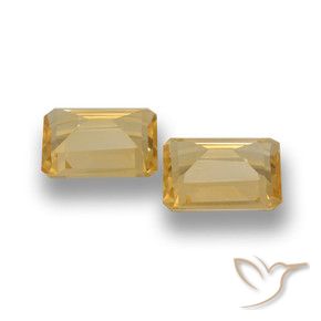 Gemme di Citrino Oro medio naturale da 6.77 ct, Ottagonale / Taglio smeraldo, VVS-VS
