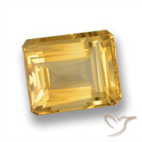 Citrino Arancio chiaro-Oro naturale da 7.28 ct, Ottagonale / Taglio smeraldo, VVS-VS
