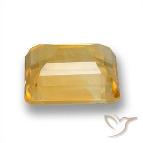 Citrino Arancio dorato naturale da 5.93 ct, Ottagonale / Taglio smeraldo, VVS-VS