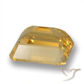 Citrino Arancio chiaro-Oro naturale da 6.04 ct, Ottagonale / Taglio smeraldo, VVS-VS