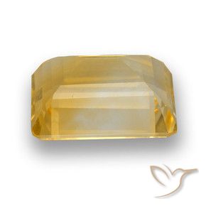 Citrino Dorato naturale da 4.36 ct, Ottagonale / Taglio smeraldo, VVS
