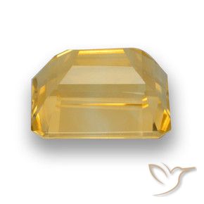 Citrino Dorato naturale da 4.50 ct, Ottagonale / Taglio smeraldo, VVS-VS