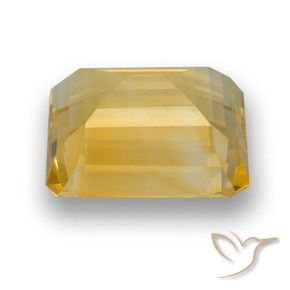 Citrino Dorato naturale da 4.46 ct, Ottagonale / Taglio smeraldo, VVS