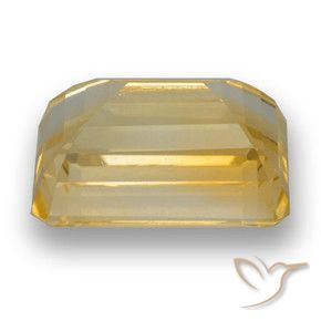 Citrino Dorato medio-chiaro naturale da 8.68 ct, Ottagonale / Taglio smeraldo, VVS-VS