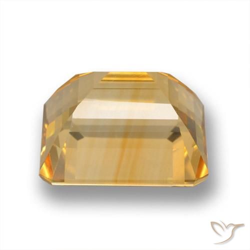 Citrino Oro medio naturale da 5.65 ct, Ottagonale / Taglio smeraldo, VVS-VS