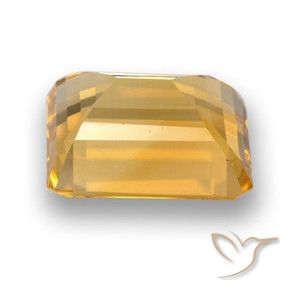 Citrino Arancio-Oro naturale da 5.27 ct, Ottagonale / Taglio smeraldo, VVS-VS