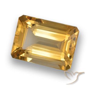 Citrino Arancio dorato naturale da 7.21 ct, Ottagonale / Taglio smeraldo, VVS-VS