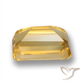 Citrino Dorato medio-scuro naturale da 4.95 ct, Ottagonale / Taglio smeraldo, VVS