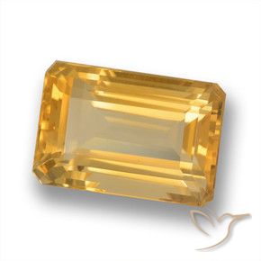 Citrino Dorato scuro naturale da 4.96 ct, Ottagonale / Taglio smeraldo, VVS