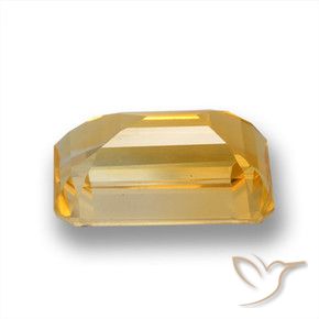 Citrino Arancio-Oro naturale da 3.80 ct, Ottagonale / Taglio smeraldo, VVS