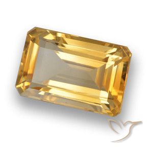 Citrino Arancio medio-chiaro-oroG naturale da 4.65 ct, Ottagonale / Taglio smeraldo, VVS-VS