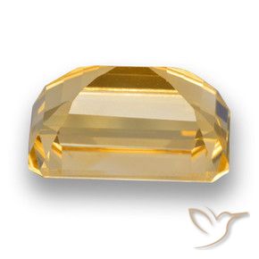 Citrino Arancio medio-chiaro-oroG naturale da 4.65 ct, Ottagonale / Taglio smeraldo, VVS-VS