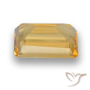 Citrino Arancio-Oro naturale da 4.37 ct, Ottagonale / Taglio smeraldo, VVS-VS