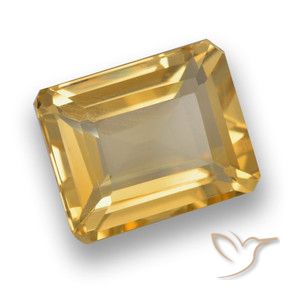 Citrino Arancio-Oro naturale da 4.41 ct, Ottagonale / Taglio smeraldo, VVS