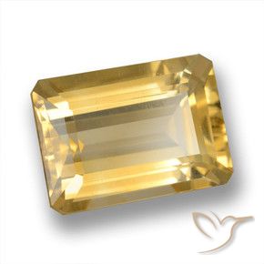 Citrino Oro naturale da 7.29 ct, Ottagonale / Taglio smeraldo, VVS-VS