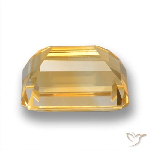 Citrino Arancio medio-chiaro-oroG naturale da 8.79 ct, Ottagonale / Taglio smeraldo, VVS-VS