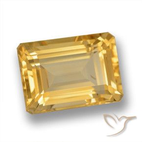 Citrino Oro naturale da 7.63 ct, Ottagonale / Taglio smeraldo, VVS-VS