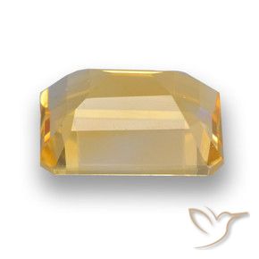 Citrino Arancio dorato naturale da 3.76 ct, Ottagonale / Taglio smeraldo, VVS-VS