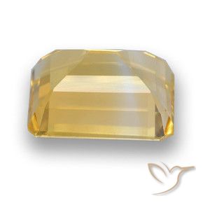 Citrino Dorato naturale da 4.15 ct, Ottagonale / Taglio smeraldo, VVS
