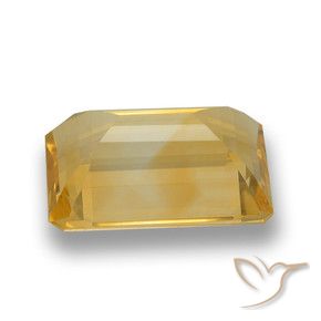 Citrino Oro medio naturale da 7.40 ct, Ottagonale / Taglio smeraldo, VVS-VS