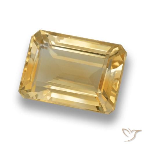 Citrino Oro naturale da 7.85 ct, Ottagonale / Taglio smeraldo, VVS-VS