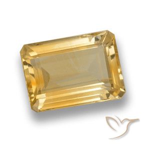 Citrino Oro naturale da 7.22 ct, Ottagonale / Taglio smeraldo, VVS-VS