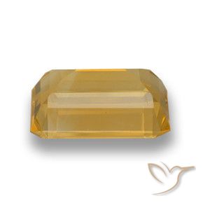 Citrino Dorato scuro naturale da 6.79 ct, Ottagonale / Taglio smeraldo, VVS-VS