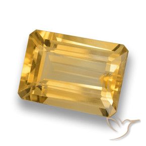 Citrino Oro naturale da 6.63 ct, Ottagonale / Taglio smeraldo, VVS-VS