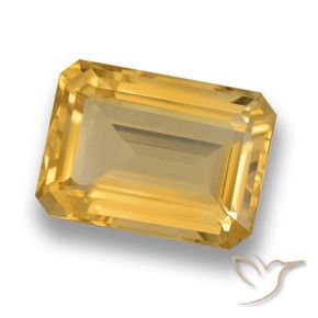 Citrino Oro medio naturale da 7.52 ct, Ottagonale / Taglio smeraldo, VVS