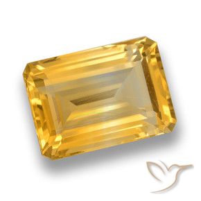 Citrino Arancio Dorato Profondo naturale da 7.06 ct, Ottagonale / Taglio smeraldo, VVS
