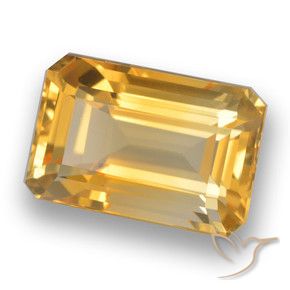 Citrino Arancio Dorato Profondo naturale da 4.63 ct, Ottagonale / Taglio smeraldo, VVS-VS