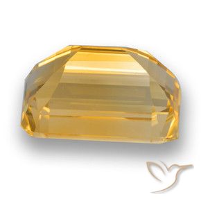 Citrino Arancio Dorato Profondo naturale da 4.63 ct, Ottagonale / Taglio smeraldo, VVS-VS