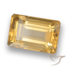 Citrino Arancio chiaro-Oro naturale da 4.53 ct, Ottagonale / Taglio smeraldo, VVS-VS