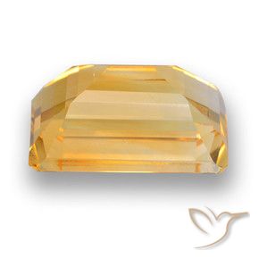 Citrino Arancio Dorato Profondo naturale da 4.50 ct, Ottagonale / Taglio smeraldo, VVS