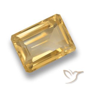 Citrino Oro naturale da 7.24 ct, Ottagonale / Taglio smeraldo, VVS