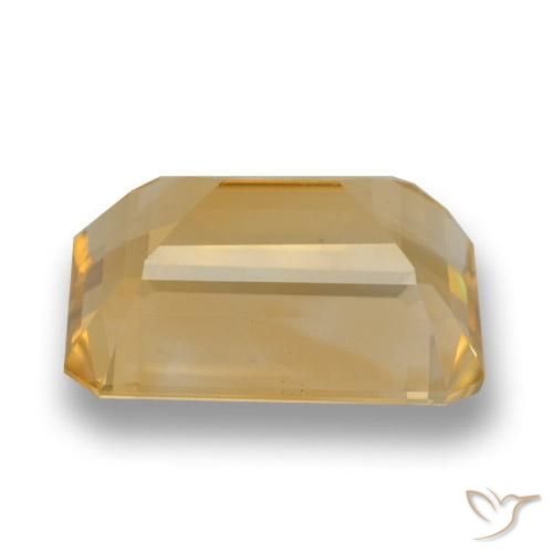 Citrino Arancio dorato naturale da 6.84 ct, Ottagonale / Taglio smeraldo, VVS