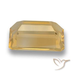 Citrino Oro medio naturale da 6.24 ct, Ottagonale / Taglio smeraldo, VVS-VS