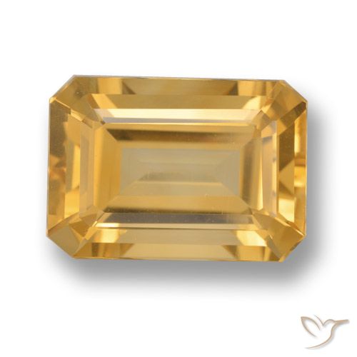 Citrino Arancio-Oro naturale da 6.82 ct, Ottagonale / Taglio smeraldo, VVS