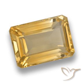 Citrino Arancio dorato naturale da 6.91 ct, Ottagonale / Taglio smeraldo, VVS